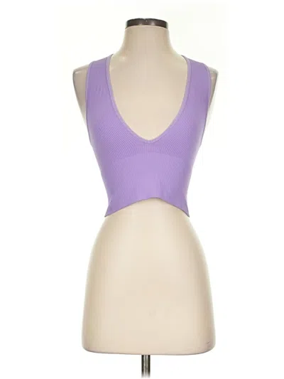 Pre-owned Out From Under Tank Top Purple Strapless Neckline Tops