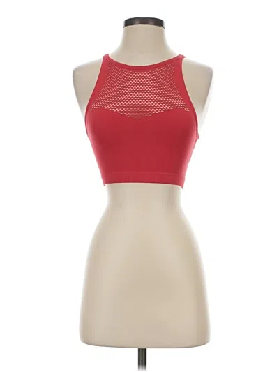 Pre-owned Out From Under Tank Top Red Strapless Neckline Tops