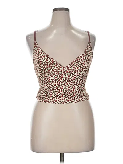 Pre-owned Out From Under Tank Top Red Sweetheart Neckline Tops