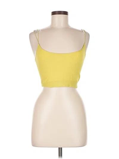 Pre-owned Out From Under Tank Top Yellow Strapless Neckline Tops