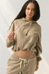 Out From Under Try Me Bubble Hoodie Sweatshirt In Cheetah, Women's At Urban Outfitters