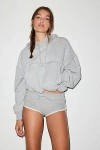 Out From Under Try Me Bubble Hoodie Sweatshirt In Grey, Women's At Urban Outfitters