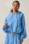 Out From Under Try Me Bubble Hoodie Sweatshirt In Light Blue, Women's At Urban Outfitters