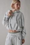 Out From Under Try Me Bubble Hoodie Sweatshirt In Light Grey, Women's At Urban Outfitters