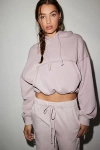 Out From Under Try Me Bubble Hoodie Sweatshirt In Lilac, Women's At Urban Outfitters
