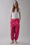 Out From Under Try Me Piled Fleece Slim Jogger Sweatpant In Pink, Women's At Urban Outfitters