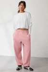Out From Under Try Me Slim Jogger Sweatpant In Pink, Women's At Urban Outfitters