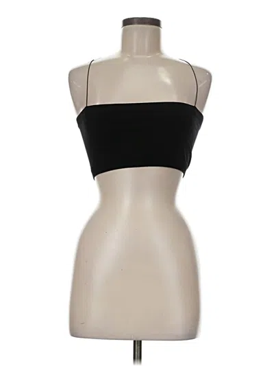 Pre-owned Out From Under Tube Top Black Strapless Neckline Tops