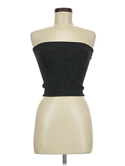 Pre-owned Out From Under Tube Top Black Strapless Neckline Tops