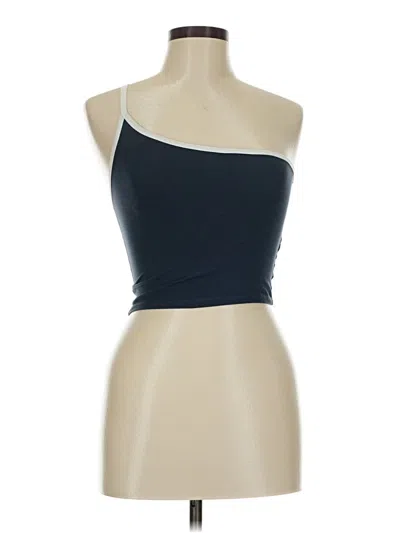 Pre-owned Out From Under Tube Top Blue Strapless Neckline Tops