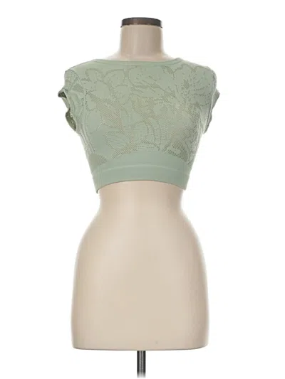 Pre-owned Out From Under Tube Top Green Strapless Neckline Tops