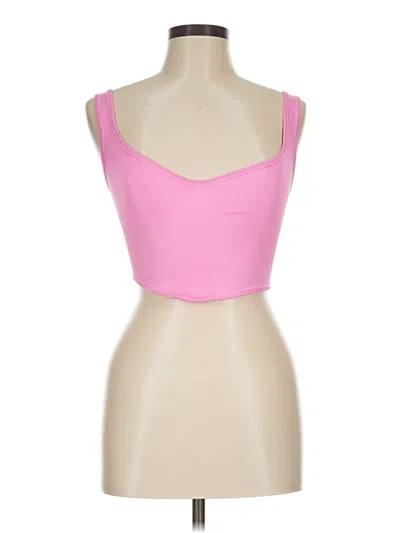 Pre-owned Out From Under Tube Top Pink Strapless Neckline Tops