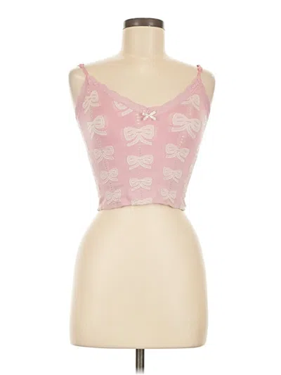 Pre-owned Out From Under Tube Top Pink Sweetheart Neckline Tops