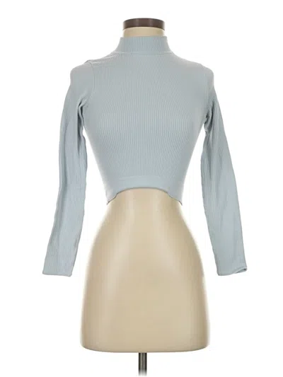 Pre-owned Out From Under Turtleneck Sweater In Blue