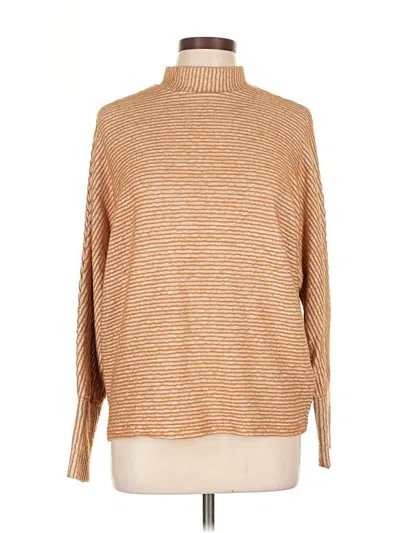 Pre-owned Out From Under Turtleneck Sweater In Brown