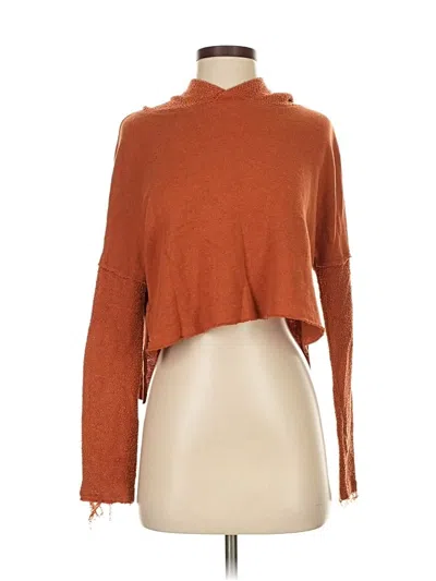 Pre-owned Out From Under Turtleneck Sweater In Orange