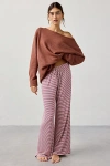 Out From Under Willa Easy Pull-on Lounge Pant In Rose, Women's At Urban Outfitters In Pink