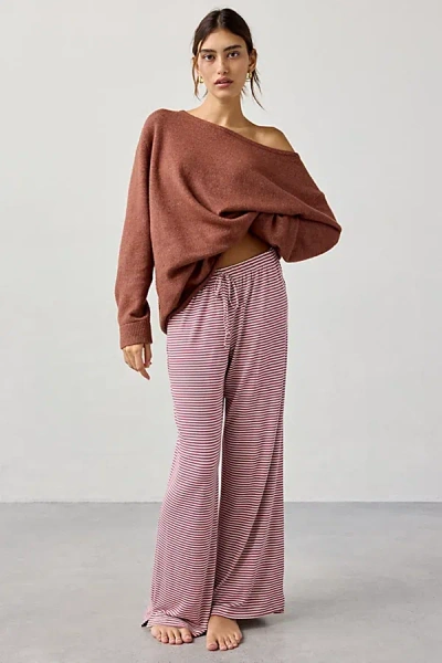 Out From Under Willa Easy Pull-on Lounge Pant In Rose, Women's At Urban Outfitters In Pink