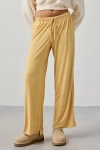 Out From Under Willa Easy Pull-on Lounge Pant In Yellow, Women's At Urban Outfitters