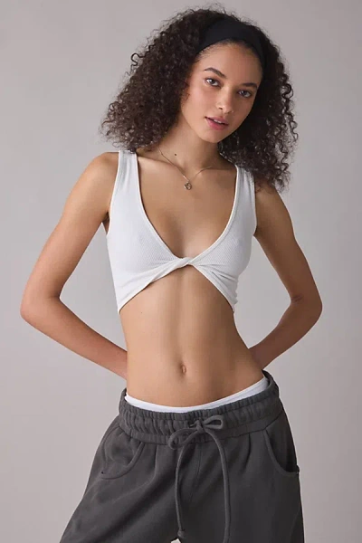 Out From Under Wrap It Up Seamless Reversible Bra Top In White, Women's At Urban Outfitters
