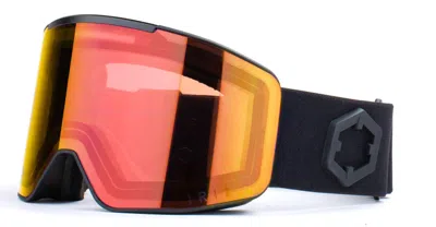 Out Of Electra 3 - Black / Irid Red Sunglasses In Multi