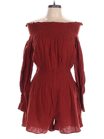 Out Of Office By Trina Turk Romper In Brown