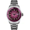 Out Of Order Automatico Quaranta Ultra Brushed Bracelet Automatic Watch, 40mm In Fuchsia