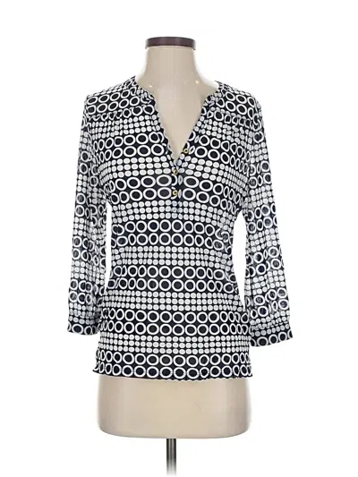 Pre-owned Outback Red 3/4 Sleeve Blouse In Blue