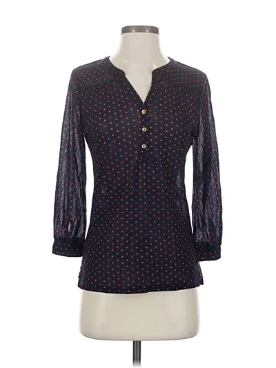 Pre-owned Outback Red 3/4 Sleeve Blouse In Blue