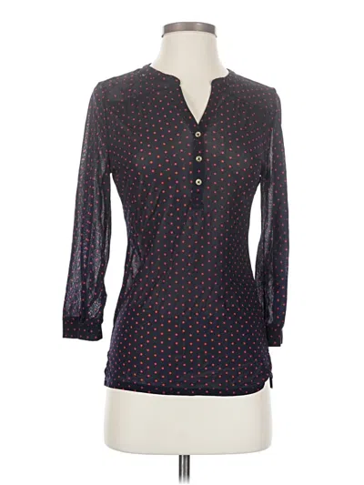 Pre-owned Outback Red 3/4 Sleeve Blouse In Blue