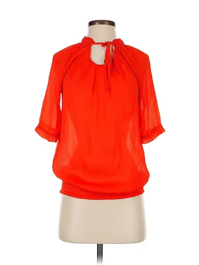 Pre-owned Outback Red 3/4 Sleeve Blouse In Orange
