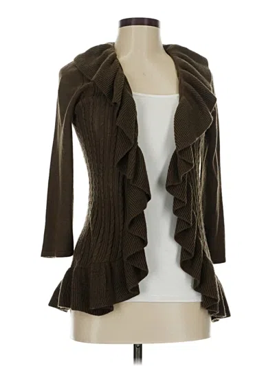 Pre-owned Outback Red Cardigan Sweater In Brown