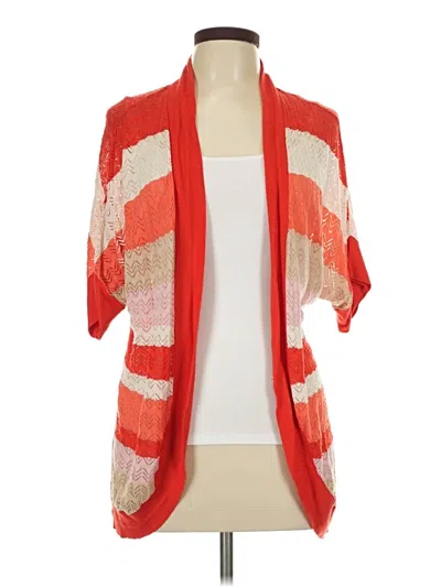 Pre-owned Outback Red Cardigan Sweater In Orange