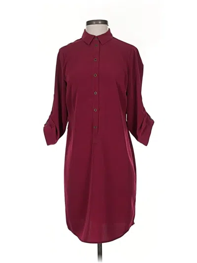 Pre-owned Outback Red Casual Dress In Burgundy