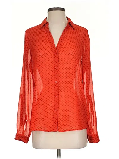 Pre-owned Outback Red Long Sleeve Blouse In Orange