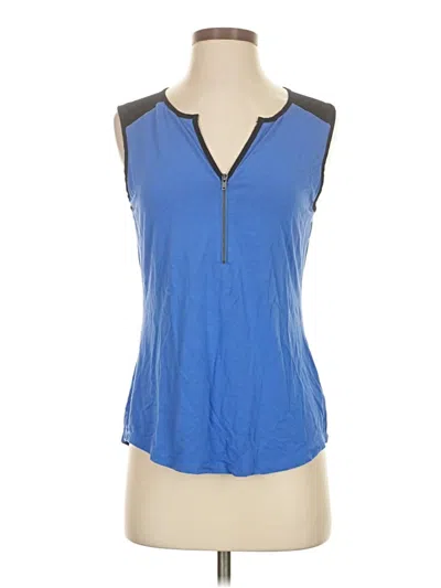 Pre-owned Outback Red Sleeveless Top Blue Halter Neckline Tops