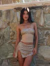 Outcast Adel Mini Skirt Gold