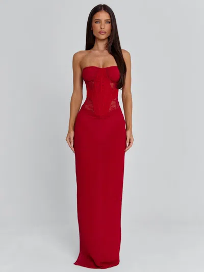 Outcast Alexiam Maxi Dress Red