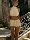 Outcast Anahi Mini Skirt Buttercream