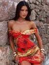 Outcast Aure Mini Dress Bonita In Multi