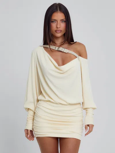 Outcast Azari Mini Dress Cream