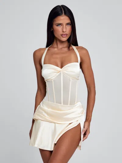 Outcast Carmin Mini Dress Ivory
