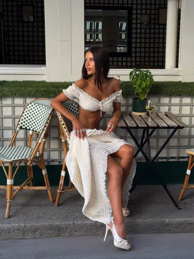Outcast Cassidee Crop Top Cream