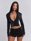 Outcast Celene Jacket Black Sparkle