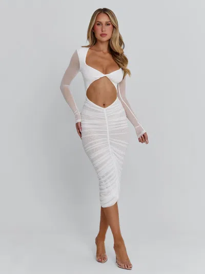 Outcast Cerina Maxi Dress White