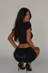 Outcast Christina Booty Shorts Black