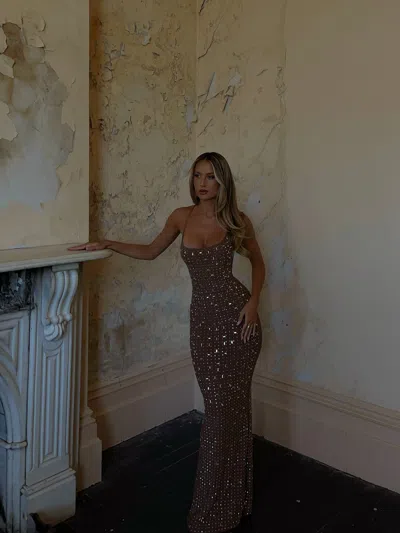 Outcast Ciaran Maxi Dress Tan