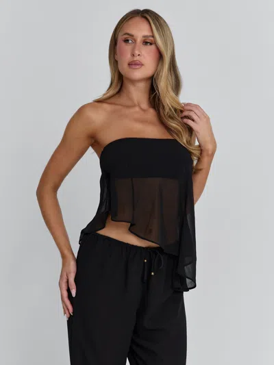 Outcast Clovelly Top Black