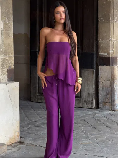 Outcast Clovelly Top Plum