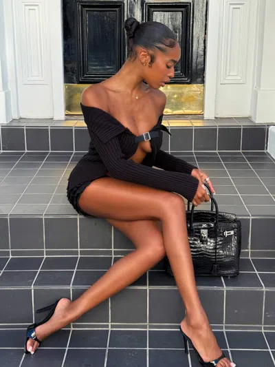 Outcast Colby Long Sleeve Top Black In Multi